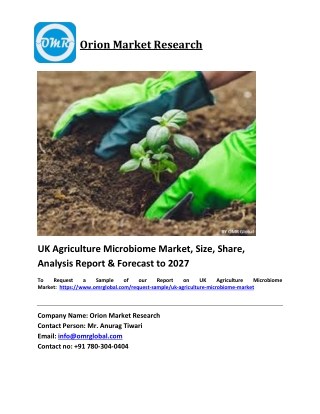 UK Agriculture Microbiome Market Trends, Size, Competitive Analysis and Forecast