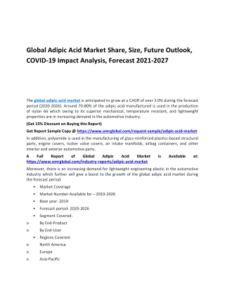 Global Adipic Acid Market