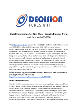 Global Enzymes Market .docx