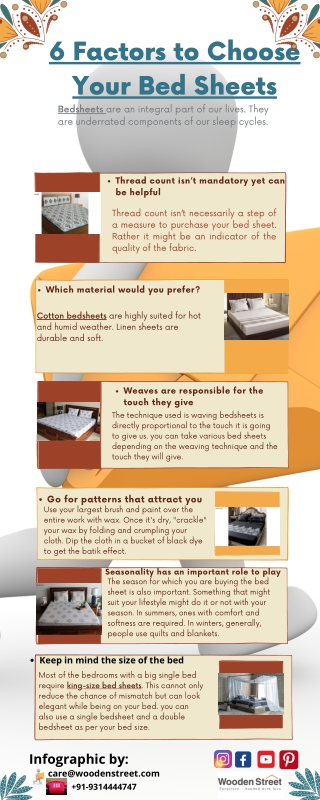 6 Factors to Choose Your Bed Sheets