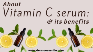 Vitamin C serum - what is it for and what are its benefits