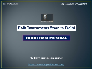 Best Folk Instruments Store in Delhi