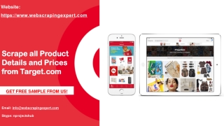 Scrape all Product Details and Prices from Target.com