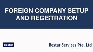 Foreign Company Setup And Registration