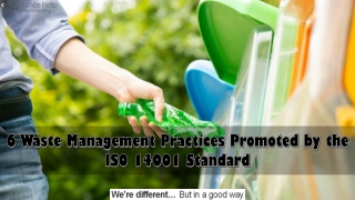 6 Waste Management Practices Promoted by the ISO 14001 Standard
