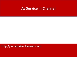 Voltas Ac Service In Chennai