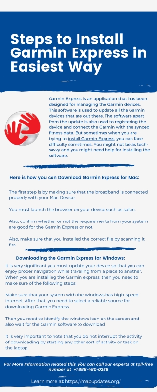 Here are the steps to Install Garmin Express in Easiest Way