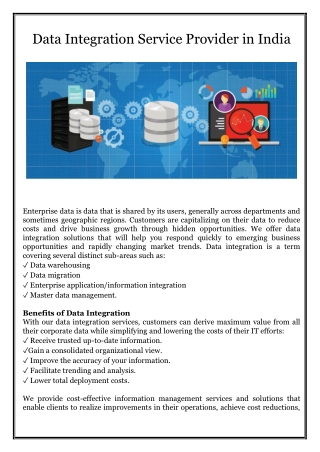 Data Integration Service Provider