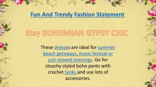 Fun And Trendy Fashion Statement