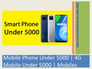 Mobile Phone Under 5000 | 4G Mobile Under 5000 | Mobiles