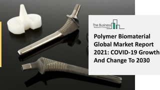 Polymer Biomaterial Global Market Report 2021 COVID-19 Growth And Change To 2030