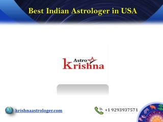 Best Indian Astrologer in USA - Krishnaastrologer.com