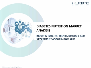 Diabetes Nutrition Market Size, Shares, Insights and Forecast – 2018-2026
