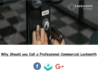 Why Should you Call a Professional Commercial Locksmith
