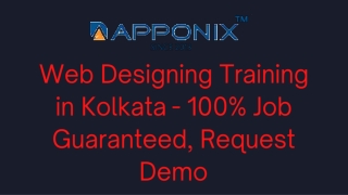 Web designing training in Kolkata