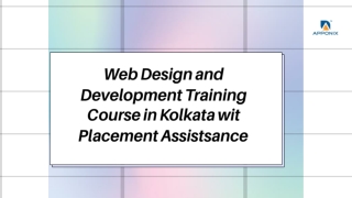 Web Designing Training in Kolkata - 100% Job Guaranteed, Request Demo
