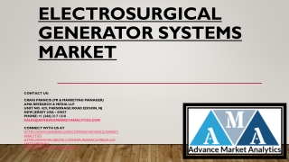 Electrosurgical Generator Systems Market