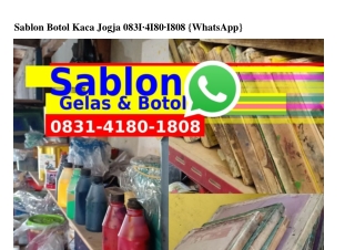 Sablon Botol Kaca Jogja Ô8ᣮI~ᏎI8Ô~I8Ô8(whatsApp)