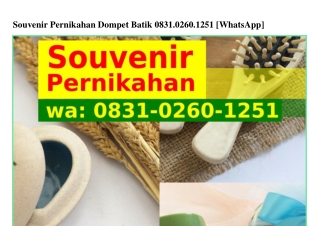 Souvenir Pernikahan Dompet Batik ౦8ЗI~౦ᒿᏮ౦~Iᒿ5I[WA]