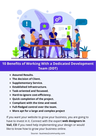 10 Benefits of Working With a Dedicated Development Team (DDT)