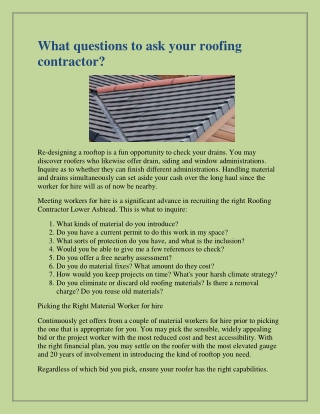 Find The Best Roofing Contractor in Lower Ashtead.