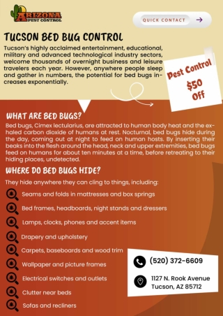 Tucson Scorpion Exterminator | Residential pest control tucson