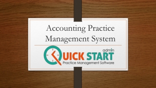 Accounting Practice Management System