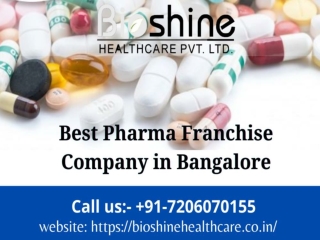 What are the opportunities of having a Pharma PCD Franchise in Bangalore