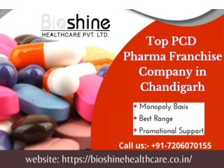 Top PCD Pharma Franchise Company in Chandigarh