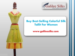 Buy best-selling colorful silk tallit for women