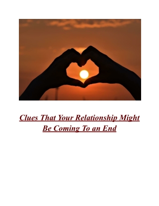 Save Your Relationship