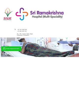 Kidney Disease Treatment | Kidney Transplant Hospital in Coimbatore
