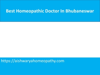 Homeopathy Doctors In Bhubaneswar