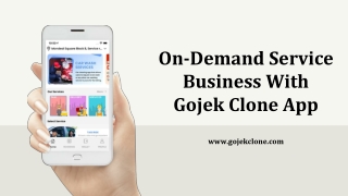 On-demand Service Business With Gojek Clone App