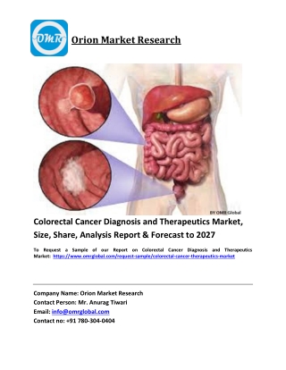 Colorectal Cancer Diagnosis and Therapeutics Market Trends, Size, Competitive An