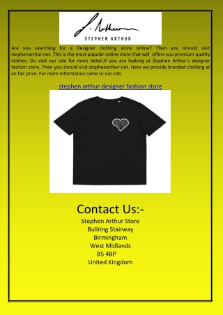 stephen arthur designer fashion store | stephenarthur.net