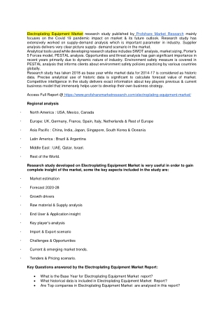 Electroplating Equipment Market