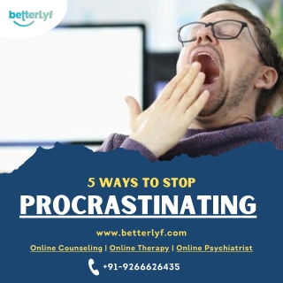 5 Ways to Stop Procrastinating