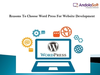 Reasons To Choose Word Press For Website Development