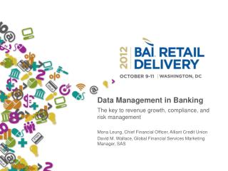 Data Management in Banking