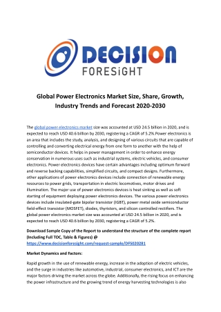 Global Power Electronics Market .docx