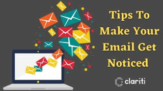 Tips to make your email get noticed