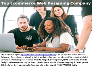 Top Ecommerce Web Designing Company | Ecommerce Web Designing Agency