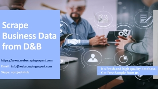 Scrape Business Data from D&B