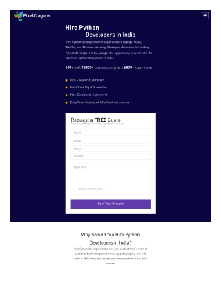 Hire Python Django Developers in India: 50% Cheaper & 2X Faster