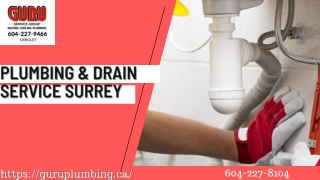 Plumbing & Drain Service Surrey