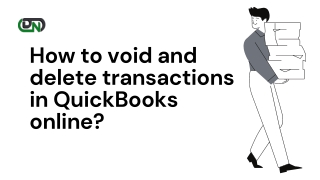 How to void and delete transactions in QuickBooks online