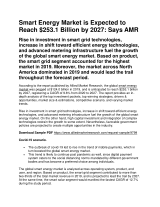 Smart Energy Market