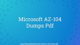 Get Perfcet Microsoft AZ-104 Dumps Pdf With {2021} Study Material - Most Accurate AZ-104 Exam Questions