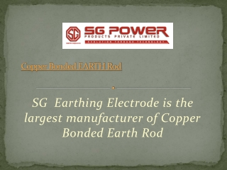 A Copper Bonded Earth Rod